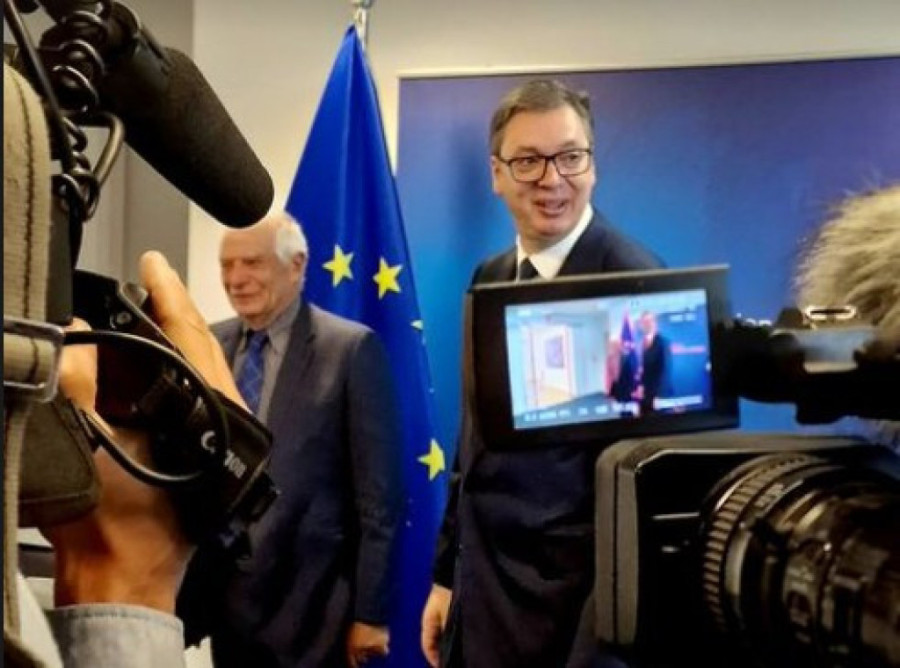 Razgovori u Briselu završeni bez uspeha, Kurti izbegava da formira ZSO: Vučić poručio - nije lako vreme pred nama (FOTO/VIDEO)