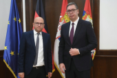 Vučić sa Saracinom: Razgovarali o sastanku u Briselu i drugim važnim temama