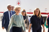 Lajenova posetila Lampeduzu, Meloni: Italija je pod nepodnošljivim pritiskom zbog migranata