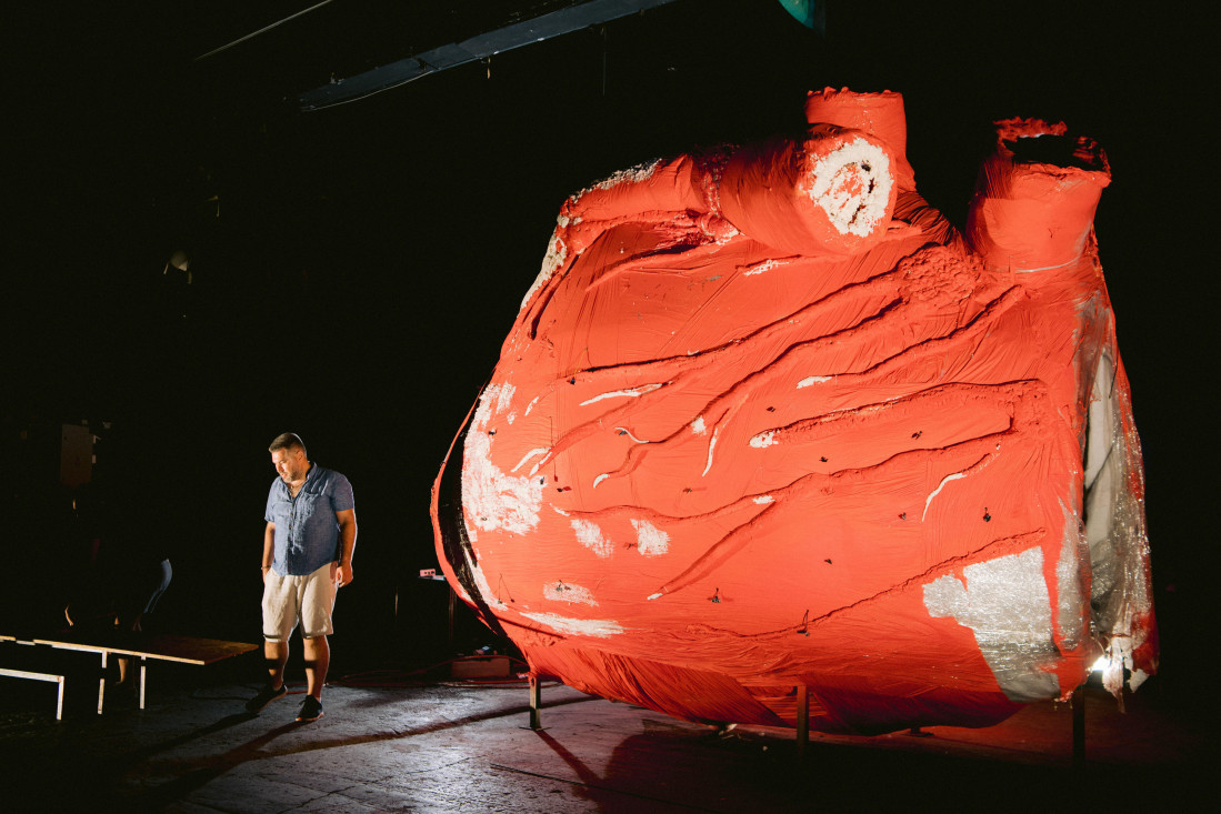 Prva toplotna interaktivna skulptura na svetu u Novom Sadu:  "Srce Distrikta" (FOTO)