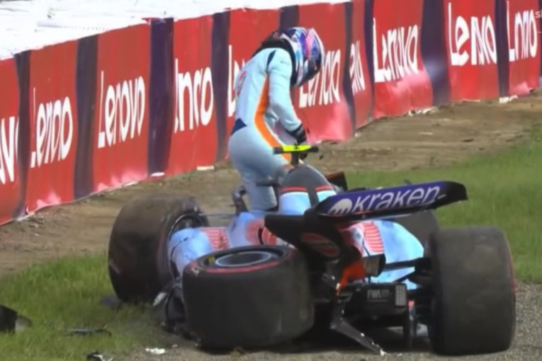 Udes na treningu Formule 1 u Suzuki: Mladi pilot Vilijamsa pokazao neiskustvo u prvom velikom izazovu na stazi! (VIDEO)