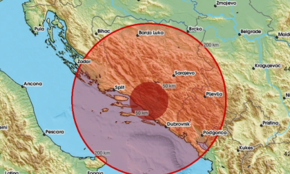 Zemljotres u Bosni i Hercegovini: Udario između Zenice i Zavidovića