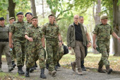 Vučević i Mojsilović stigli u rejon razmeštaja dela jedinica Vojske Srbije