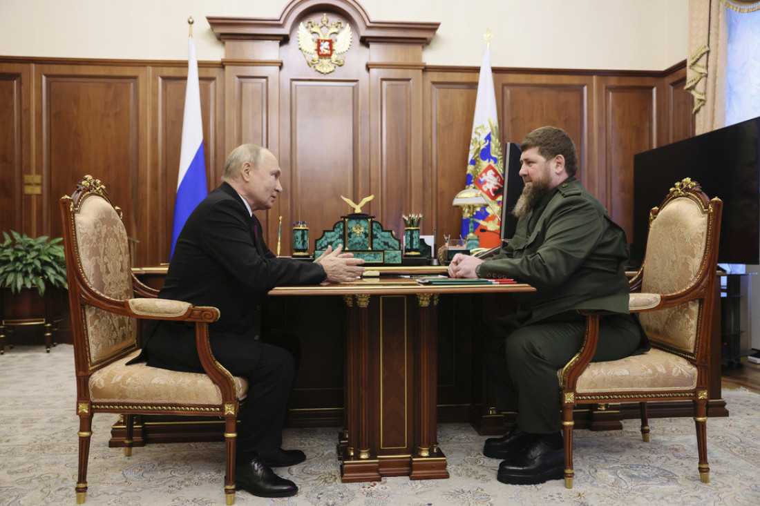 Putin i Kadirov se sastali: "Nikakvi abramsi nisu strašni"