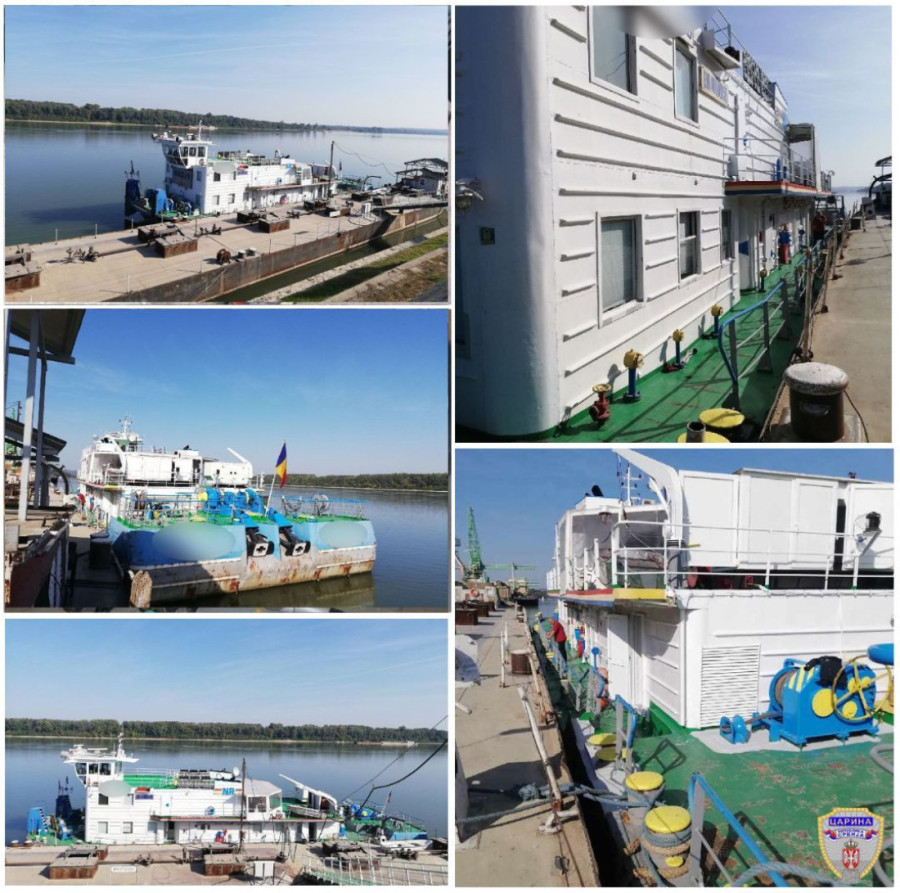 Otkriće carinika u Prahovu: Rumunski brod natankovao 4,5 tone nafte viška (FOTO)