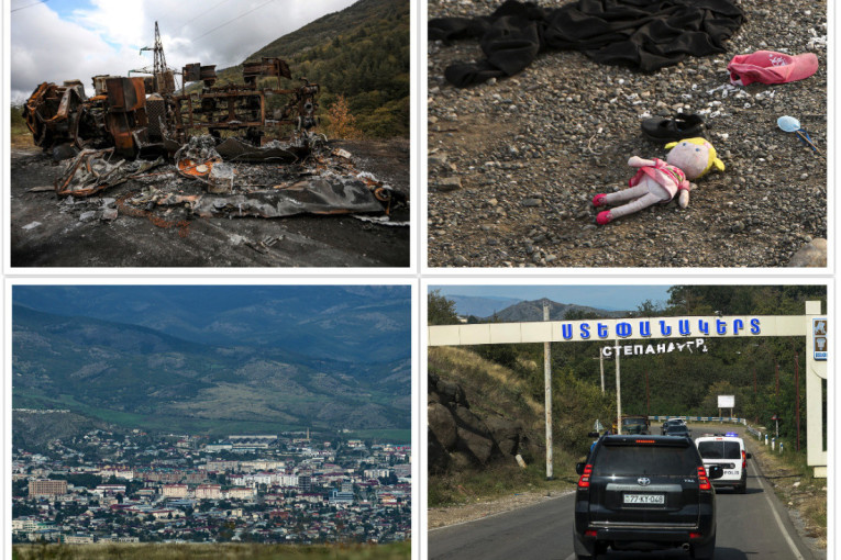 Prestonica Nagorno-Karabaha opustela: Ulice Stepanekerta prazne, grad deluje sablasno (VIDEO/FOTO)