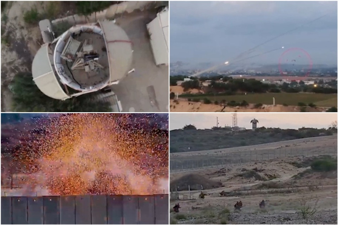 Hamas objavio snimke: Ovako su upali u Izrael (VIDEO)