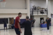 Skloni se Jokiću, da ti ja pokažem kako se to radi! Detalj sa treninga NBA šampiona postao viralan! (VIDEO)