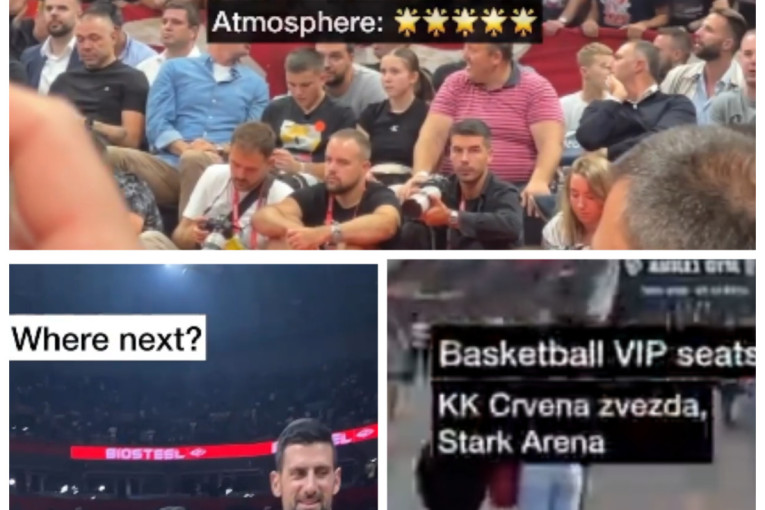 Zvezda, Novak i Arena oduševili Britance! Za sve živo su dobili maksimalan broj zvezdica (VIDEO)