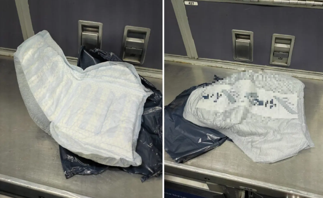 Avion morao da se vrati na aerodrom zbog bombe, ispostavilo se da je to bila pelena za odrasle! (FOTO)