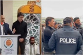 Trudo izviždan tokom posete džamiji: Vikali mu "sramota" (VIDEO)