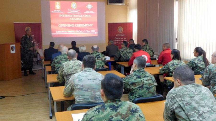 Počeo međunarodni kurs civilno-vojne saradnje u Kruševcu