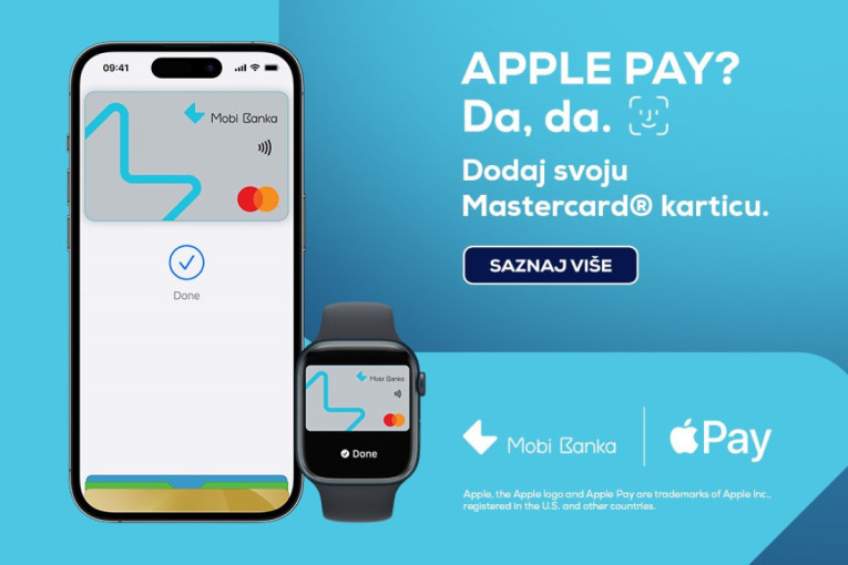 Još jedna u nizu promena: Mobi Banka uvela Apple Pay