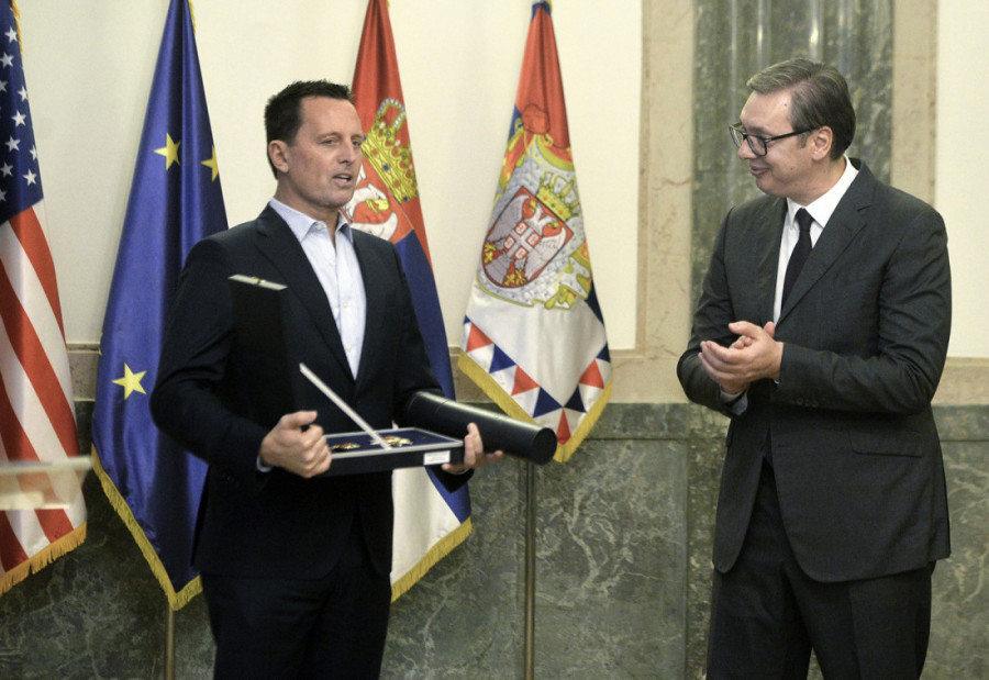 Vučić uručio Grenelu Orden srpske zastave prvog stepena: Ričard je prijatelj Srbije koji je doprineo miru i stabilnosti u regionu
