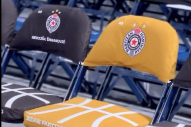 Partizan na evroligaškom derbiju promovisao zlatnu stolicu! Prvi je na nju seo student sa diplomskim radom „Sezona“!