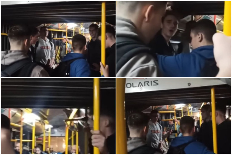 Emotivna scena u beogradskom autobusu, bravo momci! Orile se pesme o Kosmetu - "Ganuli su sve putnike, nema ko nije zaplakao" (VIDEO)