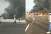 Stravičan lančani sudar u Egiptu! Poginulo 35 osoba, ljudi goreli u automobilima, pojavili se i snimci (VIDEO)