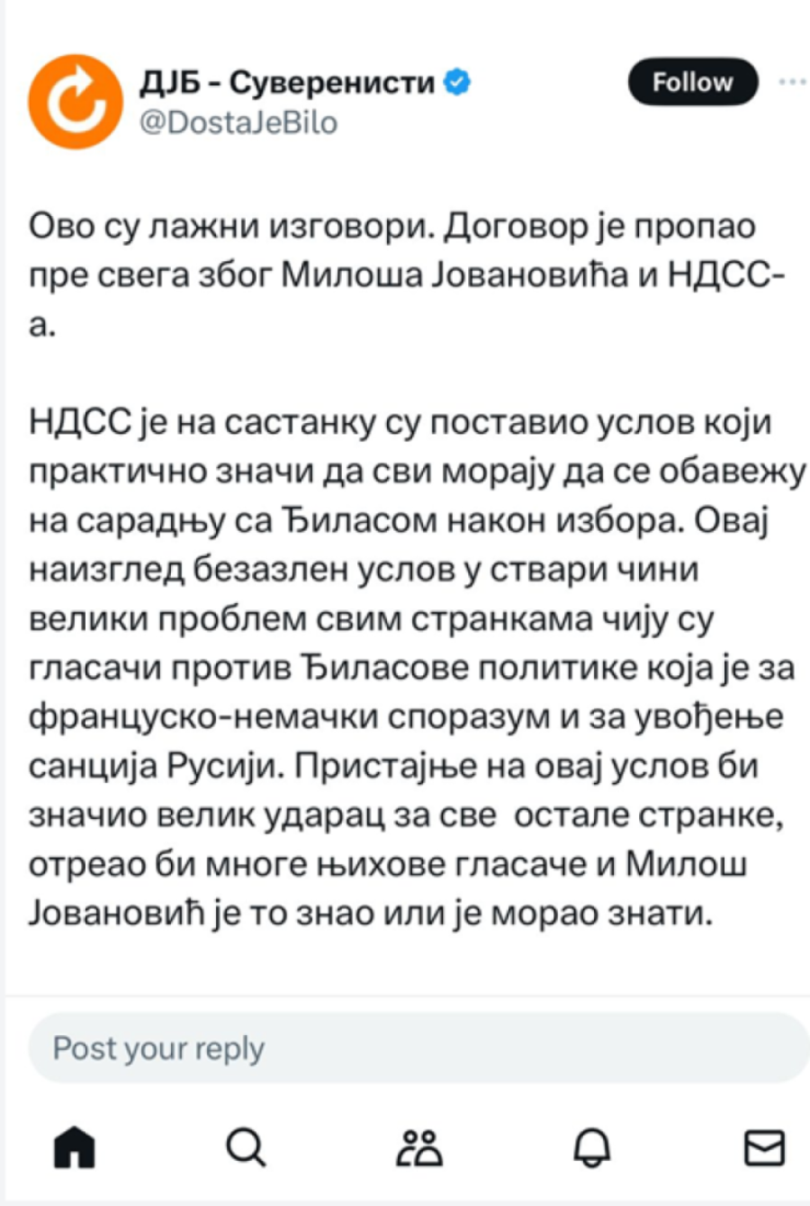 Saša Radulović otkrio istinu: Miloš Jovanović tražio da Marinika i Đilas vode Vladu i da uvedemo sankcije Rusiji!