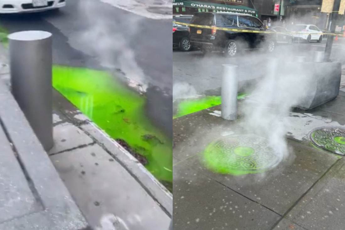 Panika u Njujorku! Misteriozna zalena mulj izbija iz šahtova: Scena na ulici je kao iz filma Isterivač duhova (FOTO)