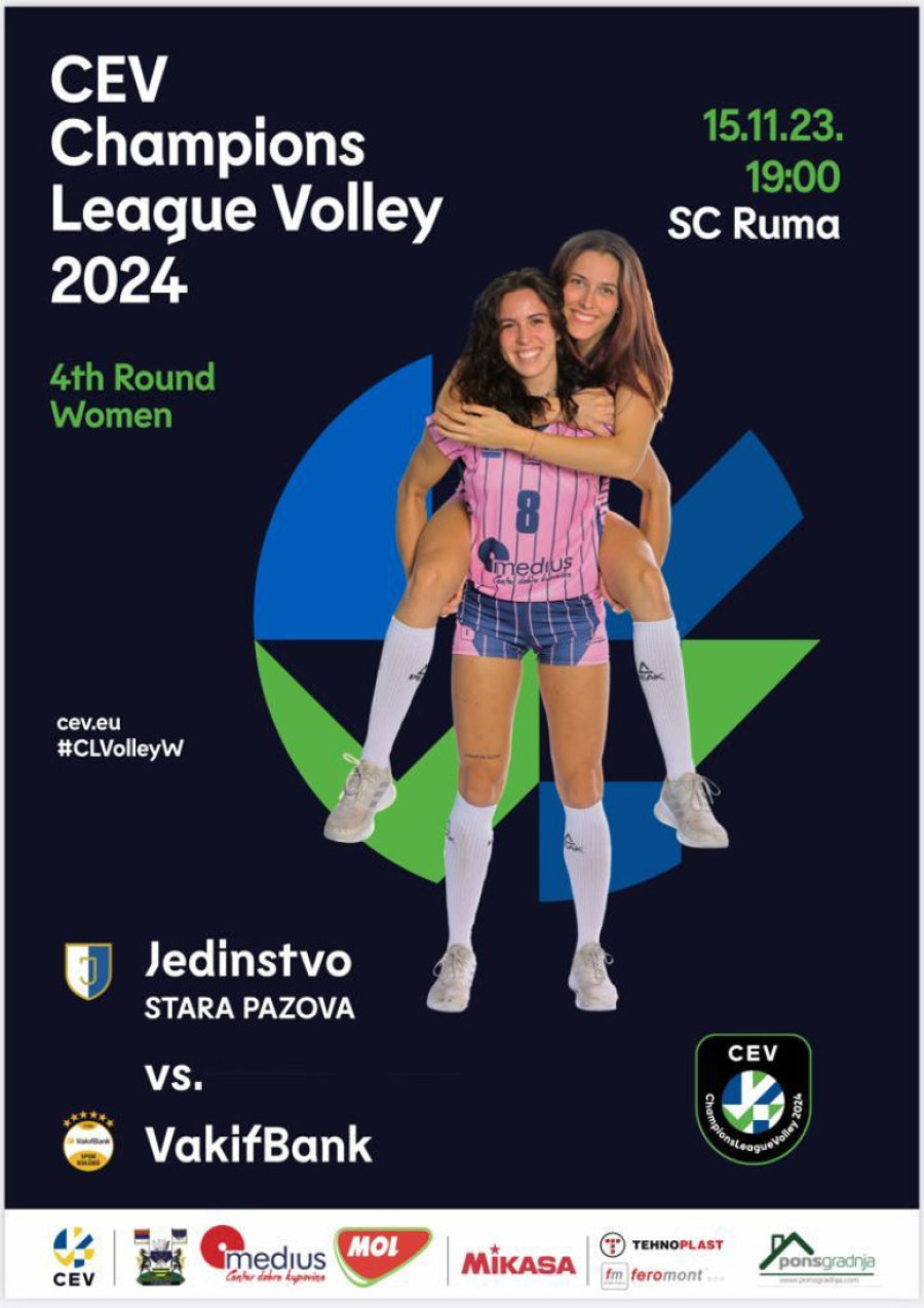 Liga šampiona ove sezone u Rumi! Odbojkašice Jedinstva će odmeriti snage sa evropskim kremom