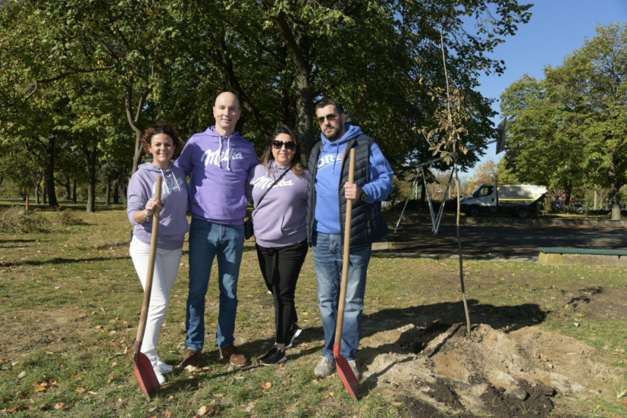 Povodom obeležavanja Svetskog dana klimatskih promena zaposleni u kompaniji Mondelēz International posadili nove sadnice