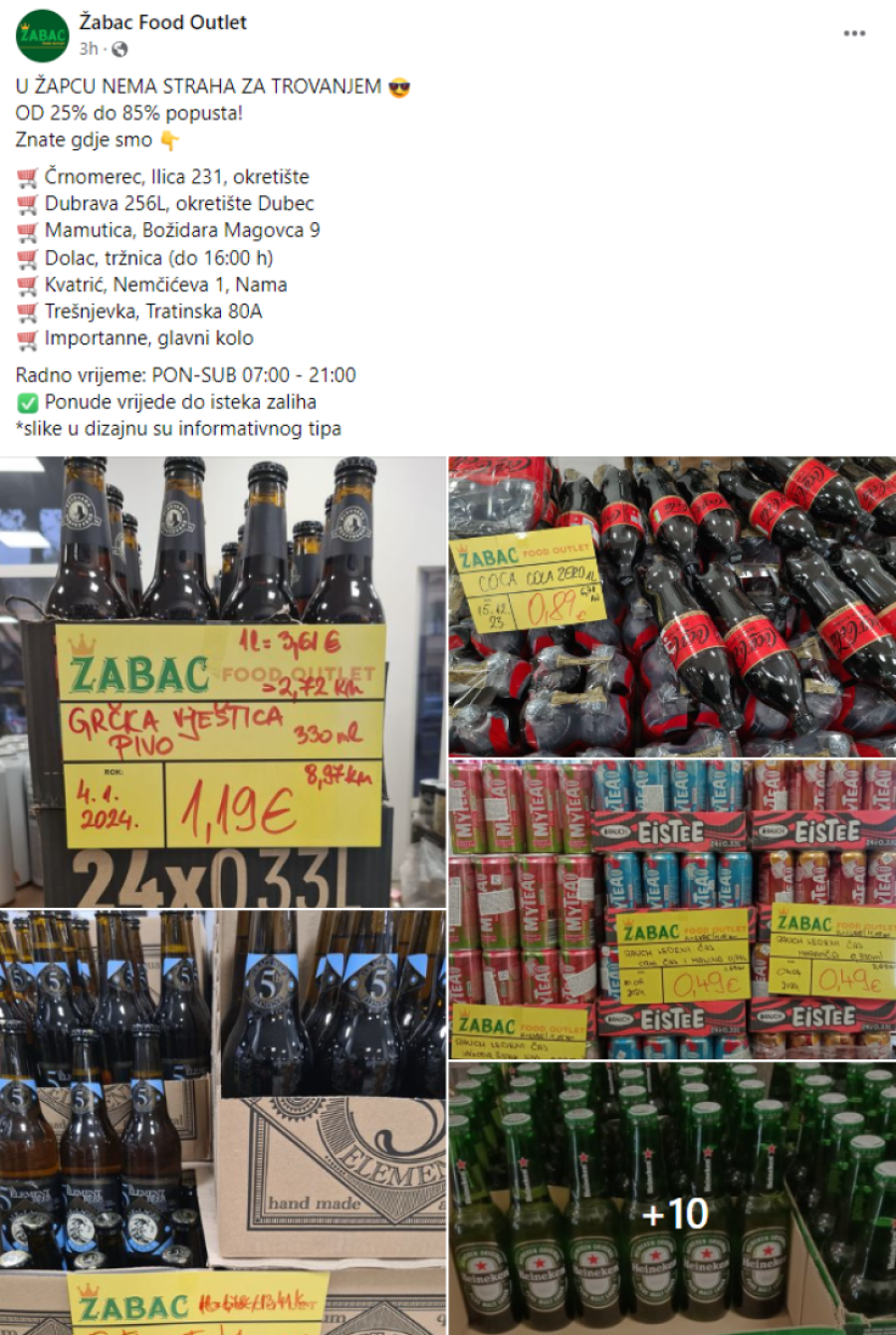 Pokušali da ispadnu duhoviti, pa napravili skandal: Hrvatski trgovinski lanac šokirao građane - kupite koka-kolu kod nas!