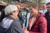 Ana Brnabić sa građanima Voždovca: Do 2027. godine najmanja plata 1.400 evra!