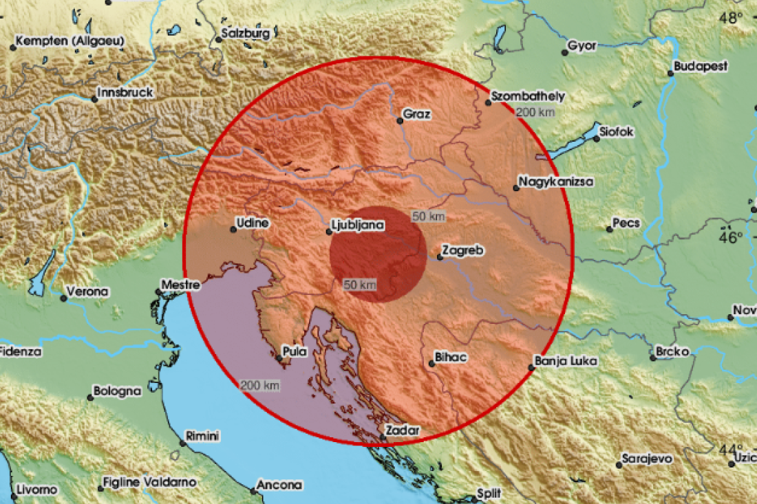 "Pošteno je treslo šest sekundi"! Zemljotres pogodio Sloveniju, EMSC zasut porukama iz Rijeke, Zagreba, ali i Petrinje