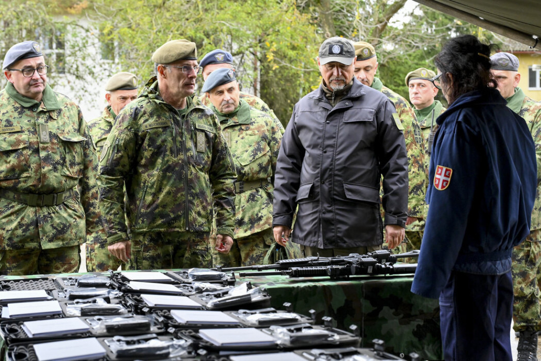Prikaz novih sredstava za Vojsku Srbije na poligonu "Nikinci"