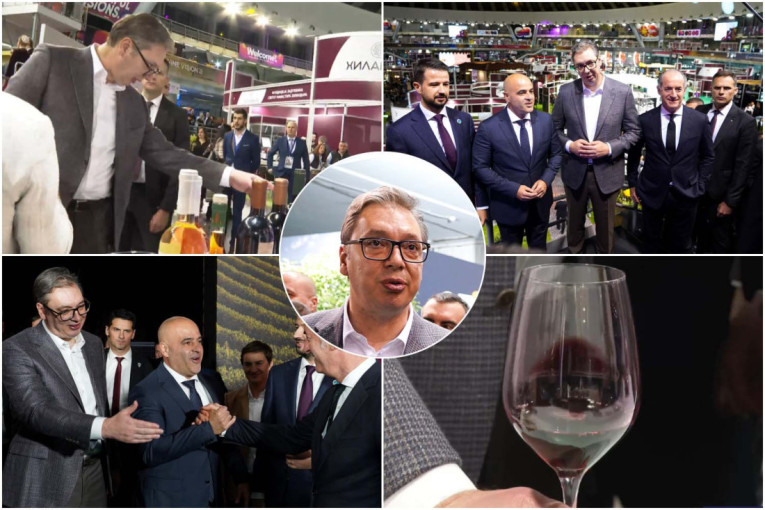Predsednik Vučić otvorio Sajam vina u Beogradu: Neverovatno je šta smo uradili za godinu dana, brzo napredujemo! (FOTO/VIDEO)