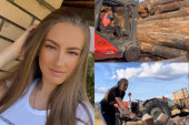 Jovana iz Mačve cepa drva, vozi traktor i kamion, a izgleda kao model! Na TikToku je prati 60.000 ljudi i svi su - oduševljeni (VIDEO)