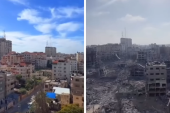 Pustoš, krš i lom: Snimci Gaze pre i posle napada Izraela pokazuju razmere razaranja (VIDEO)