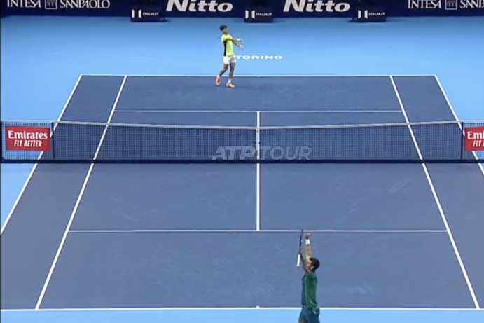 Novak je u ovom poenu doveo Alkaraza do ludila! Španac je iz nemoći samo bacio reket! (VIDEO)