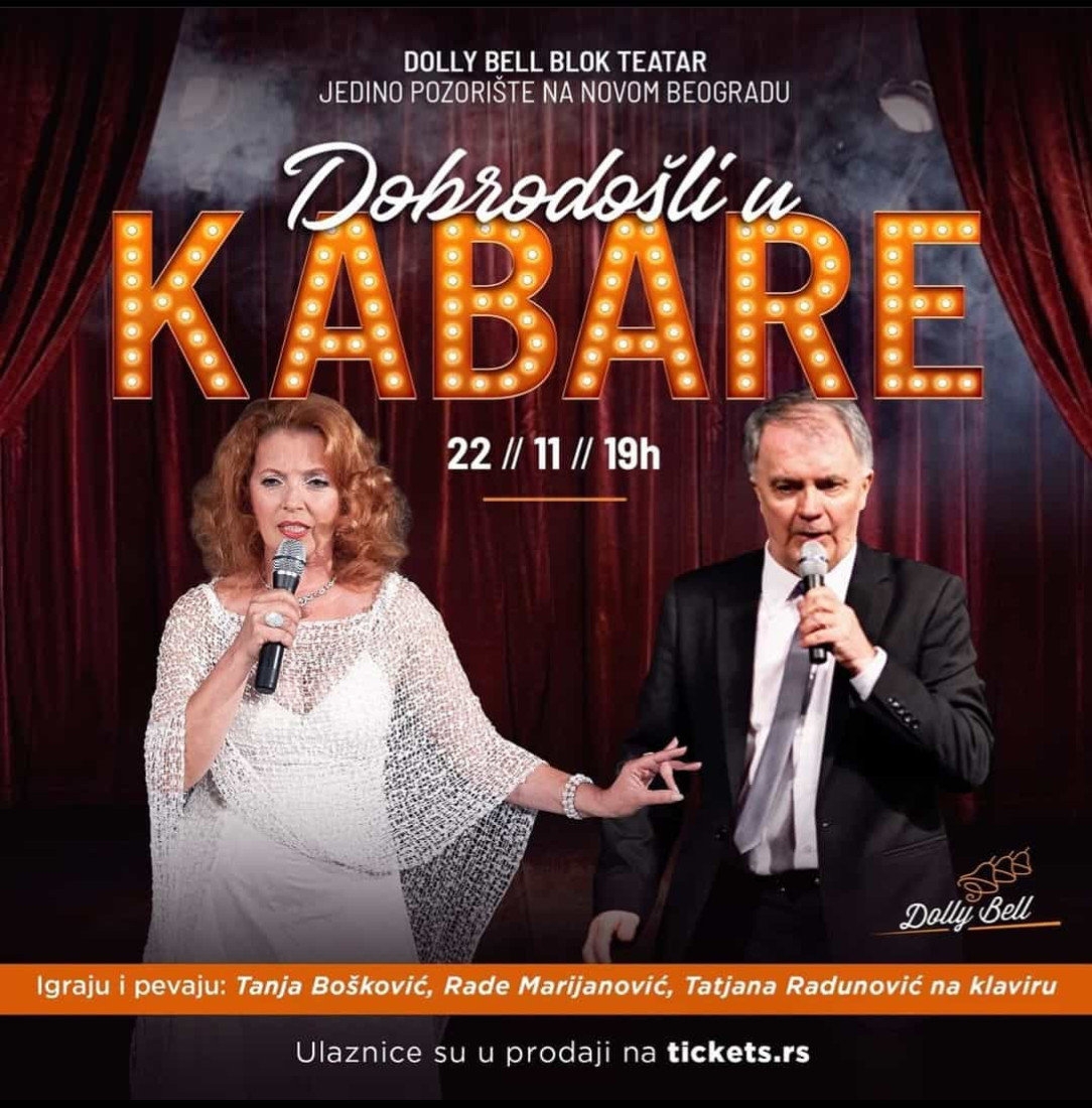 Tanja Bošković i Rade Marjanović po 550. put zajedno u kabareu: Spoj pozorišta i hedonizma
