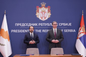 Predsednici na ceremoniji potpisivanja niza memoranduma: Vučić i Hristodulidis posle Saveta za saradnju Srbije i Kipra