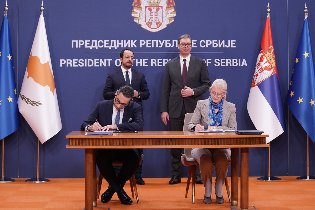 Predsednik Vučić: Potpisani memorandumi će dodatno ojačati našu saradnju sa Kiprom