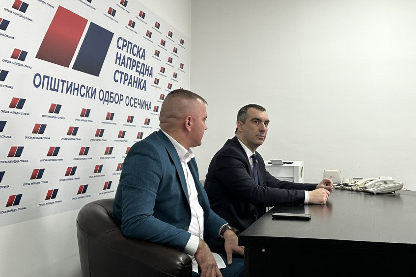 Vladimir Orlić u Osečini: Građani prepoznaju rezultate politike koju predvodi Vučić