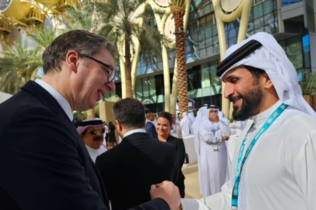 Predsednik Vučić stigao na Samit lidera o klimatskim promenama COP28 u Dubaiju