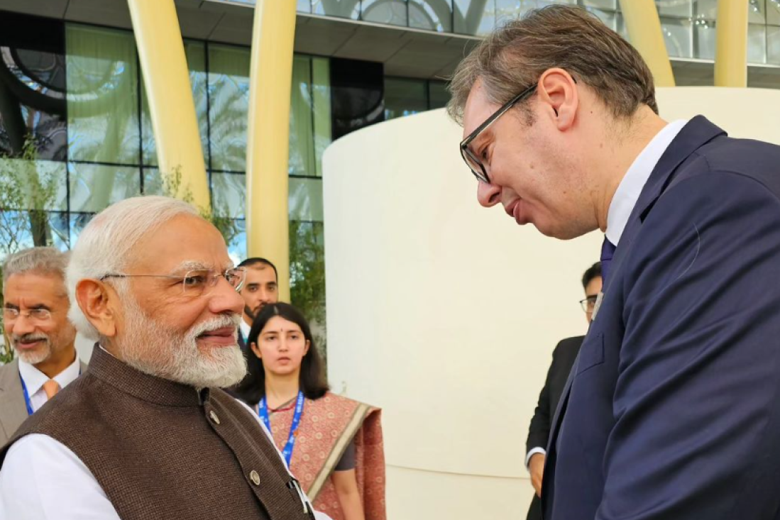 "Srdačan susret sa premijerom Indije": Vučić sa Modijem o jačanju bilateralnih odnosa i ekonomske saradnje