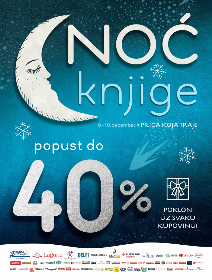 Pred nama je još jedna Noć knjige: Fantastični popusti, pokloni i više od 50.000 naslova