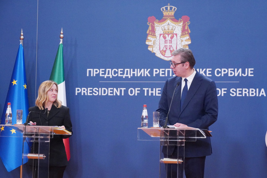 Meloni: Italija i Srbija imaju izuzetne bilateralne odnose