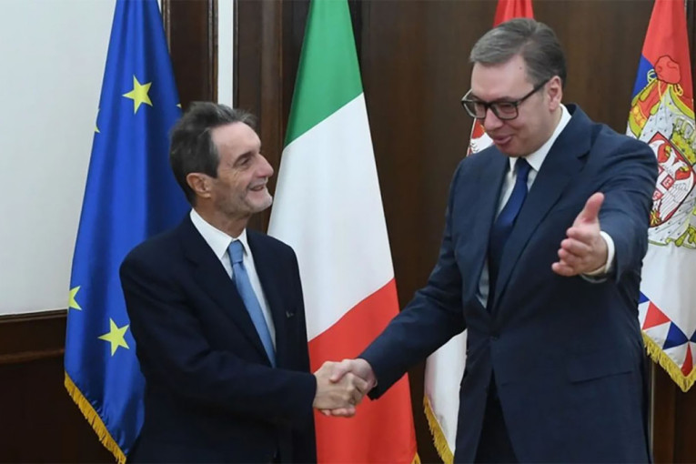 Srdačan i sadržajan razgovor: Vučić se sastao sa predsednikom italijanske regije Lombardija