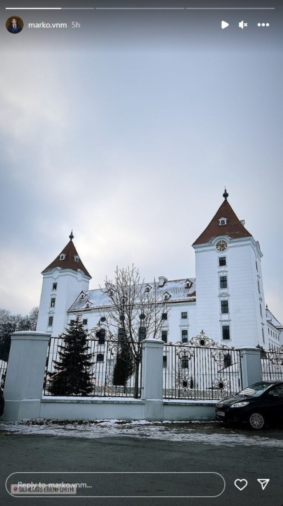 Sin Dragane Mirković pokazao zimsku idilu u njihovom domu: Spoljašnost dvorca kao iz bajke (FOTO)