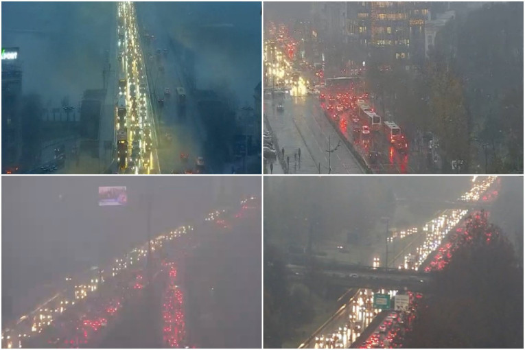 Sneg pada u Beogradu, kolaps u saobraćaju, neophodan oprez zbog poledice