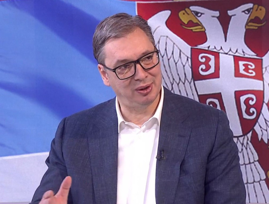 Predsednik Vučić na TV Prva: Verujem u ubedljivu pobedu normalne i pristojne Srbije na predstojećim izborima