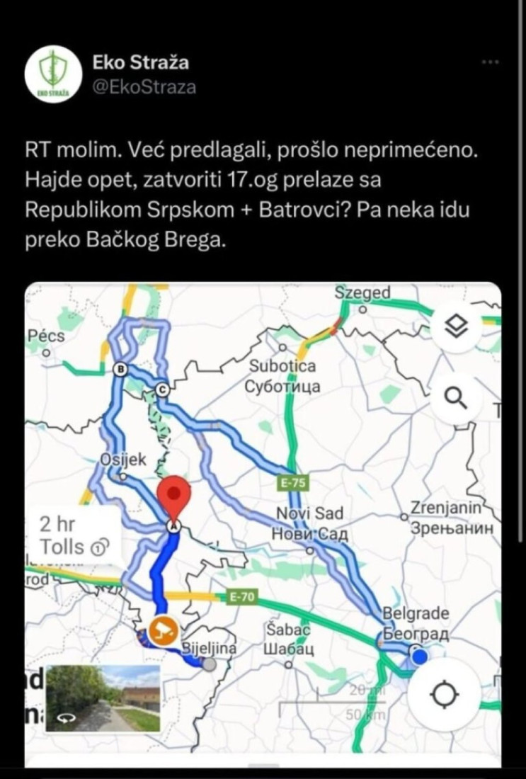 Skandalozno! Marinikin, Ćutin i Zelenovićev simpatizer traži da se zatvore granice sa Republikom Srpskom!