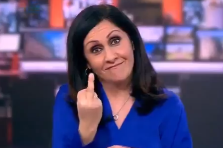 Voditeljka BBC-ja pokazala srednji prst u programu uživo: Postala hit na mrežama (VIDEO)