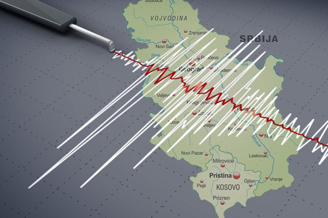 Treslo se tlo u Srbiji: Zemljotres jačine 2,7 Rihterove skale zabeležen u okolini ovog grada!
