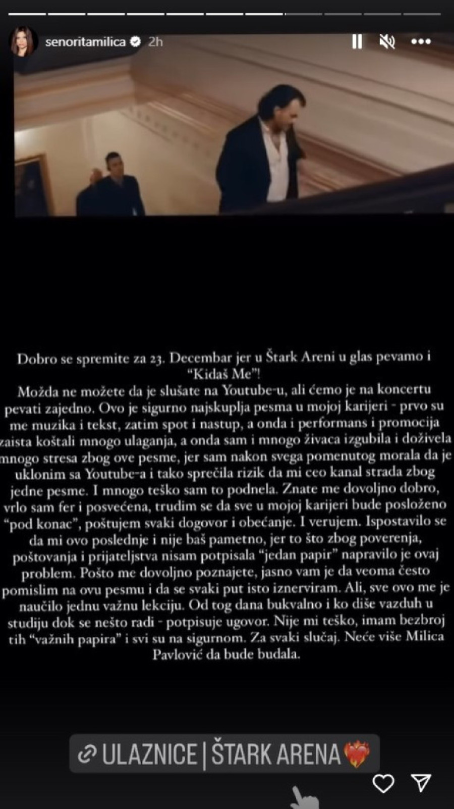 Pavlovićka opet napada Lukasa zbog pesme: Ovo je sigurno najskuplja numera u mojoj karijeri (FOTO)