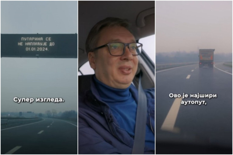 Vučić objavio novi video: Predsednik u izdanju u kojem ga nikada niste videli - vozi i pevuši (VIDEO)